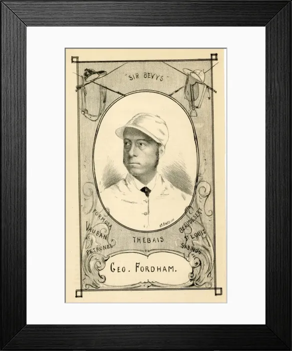 Framed Print : George Fordham, British flat racing jockey Framed Print : George Fordham, British flat racing jockey