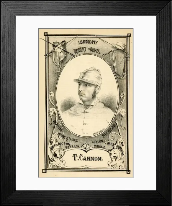 Framed Print : Tom Cannon, British flat racing jockey and trainer Framed Print : Tom Cannon, British flat racing jockey and trainer