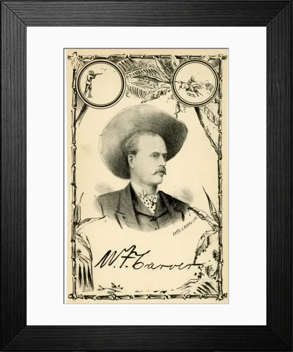 Framed Print : William Frank Carver, American sharpshooter Framed Print : William Frank Carver, American sharpshooter