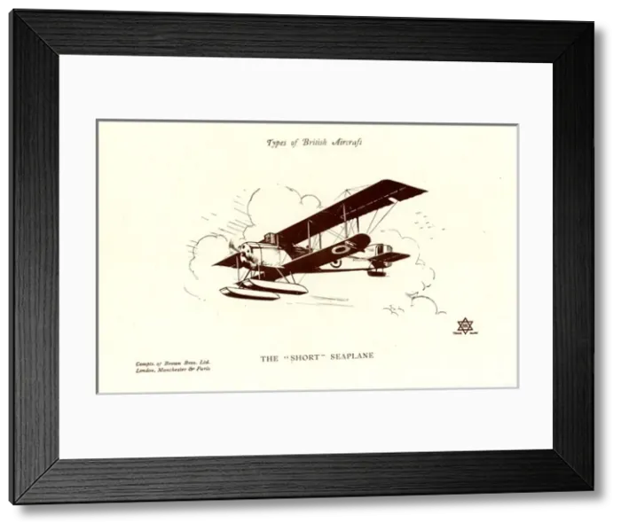 Framed Print : Types of British Aircraft -- The Bristol Fighter Framed Print : Types of British Aircraft -- The Bristol Fighter