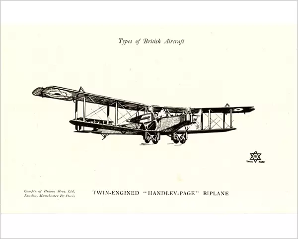 Types of British Aircraft -- Handley-Page Biplane