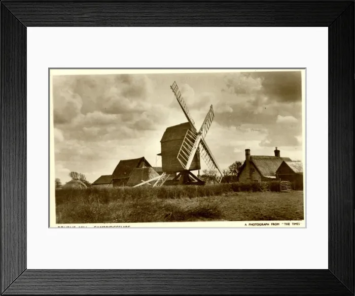 Framed Print : Windmills of Cambridgeshire - Bourne Mill Framed Print : Windmills of Cambridgeshire - Bourne Mill