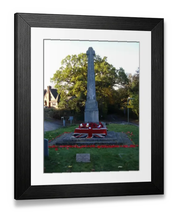 Framed Print : The War Memorial at Busbridge, Surrey designed by Lutyens Framed Print : The War Memorial at Busbridge, Surrey designed by Lutyens