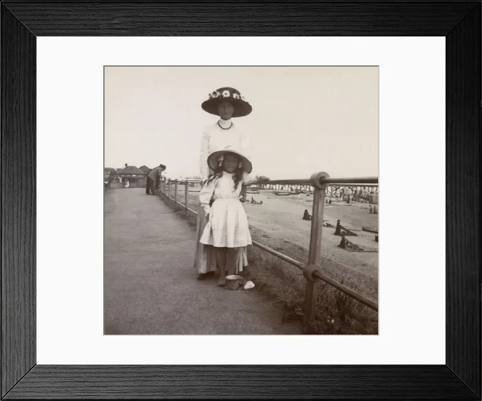 Framed Print : Two sisters at Southwold, Suffolk Framed Print : Two sisters at Southwold, Suffolk