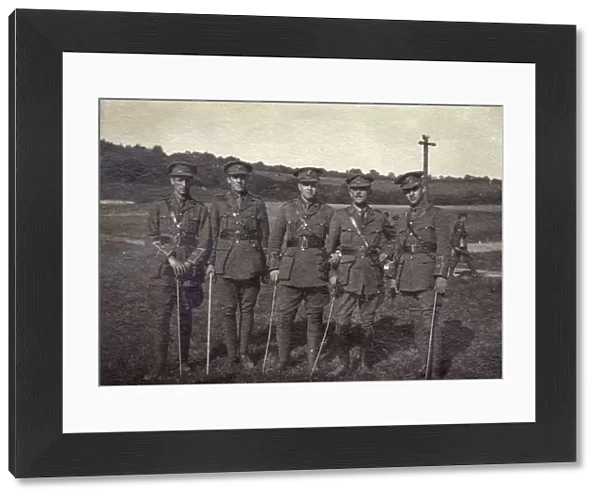 Five officers of the Royal Fusiliers, WW1