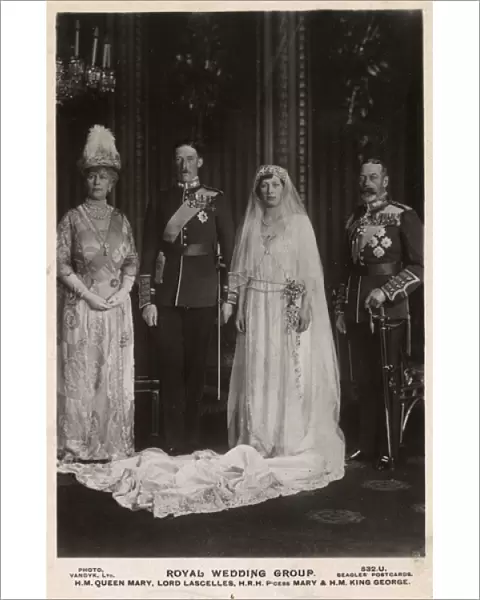 King George V, Queen Mary, Princess Marys wedding