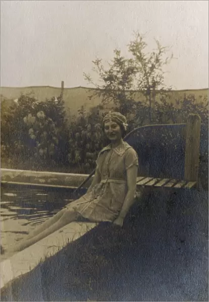 Young woman, Madresfield, Worcestershire, WW1