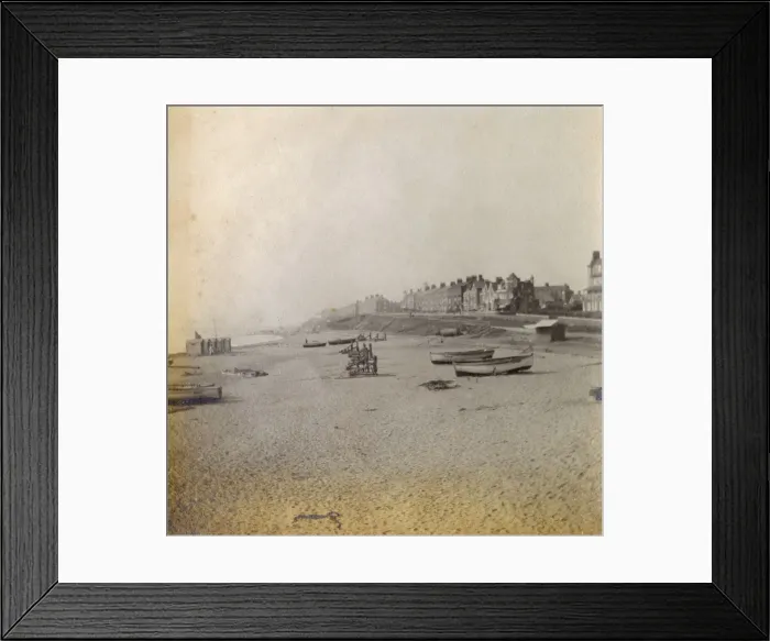 Framed Print : View of the beach and North Parade, Southwold, Suffolk Framed Print : View of the beach and North Parade, Southwold, Suffolk