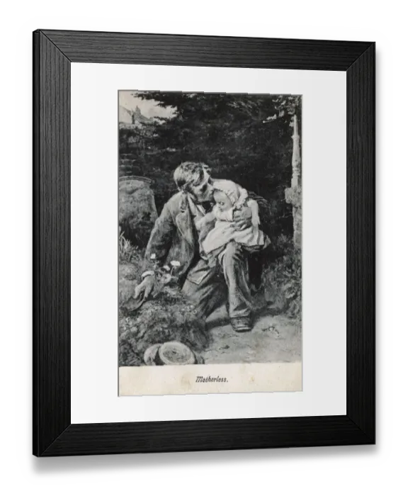 Framed Print : Sentimental Postcard - Homes for Motherless Children Charity Framed Print : Sentimental Postcard - Homes for Motherless Children Charity