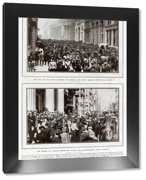 Panic of 1907 in Wall Street, New York