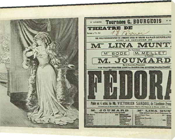 Fedora by Victorien Sardou - Mademoiselle Lina Munte