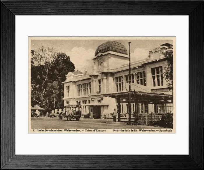 Framed Print : Savings Bank, Batavia (Jakarta), Java, Indonesia Framed Print : Savings Bank, Batavia (Jakarta), Java, Indonesia