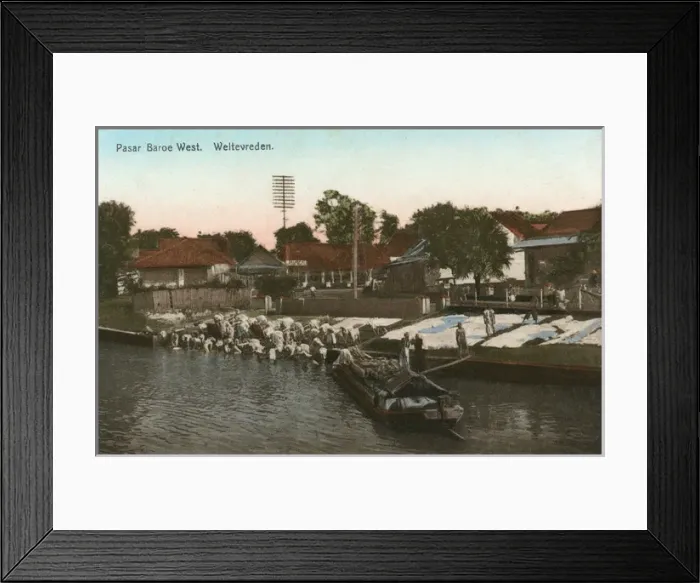 Framed Print : Passar Baroe Street, Batavia (Jakarta), Java, Indonesia Framed Print : Passar Baroe Street, Batavia (Jakarta), Java, Indonesia