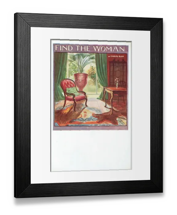 Framed Print : Find the Woman by Charles Klein Framed Print : Find the Woman by Charles Klein