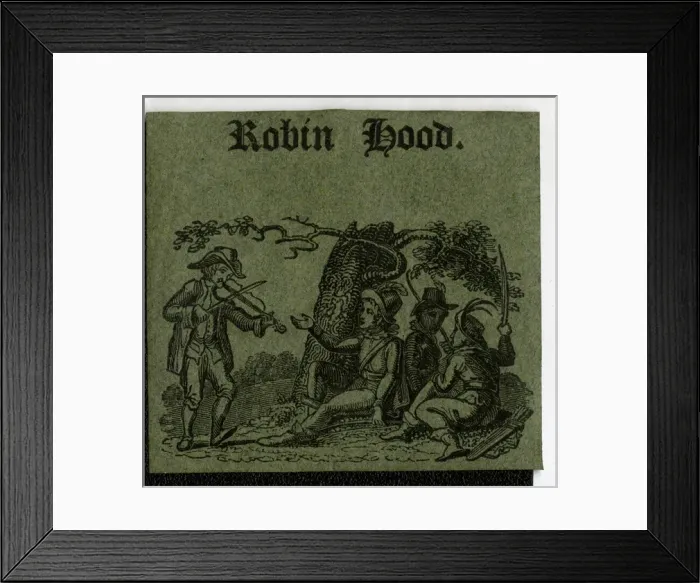 Framed Print : Robin Hood forest scene Framed Print : Robin Hood forest scene