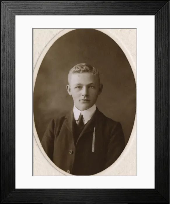 Framed Print : Studio photo of an Edwardian boy in his Sunday best Framed Print : Studio photo of an Edwardian boy in his Sunday best