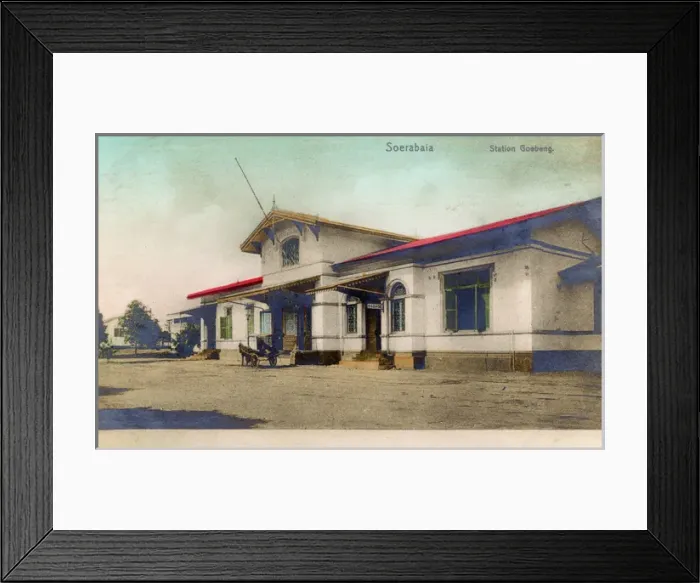 Framed Print : Railway Station, Surabaya, East Java, Indonesia Framed Print : Railway Station, Surabaya, East Java, Indonesia