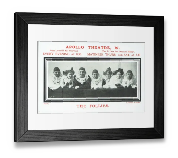 Framed Print : Looker On: The Follies, by Langfier Framed Print : Looker On: The Follies, by Langfier