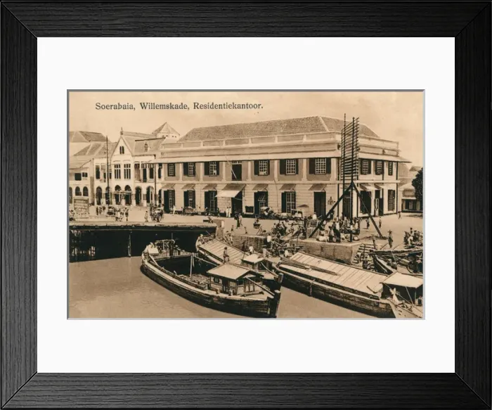 Framed Print : Willems Quay, Surabaya, East Java, Indonesia Framed Print : Willems Quay, Surabaya, East Java, Indonesia