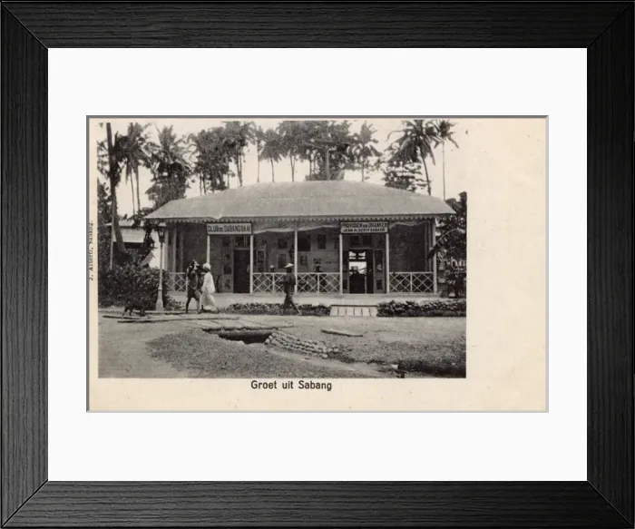 Framed Print : Jean Albertis shop, Sabang, Sumatra, Indonesia Framed Print : Jean Albertis shop, Sabang, Sumatra, Indonesia