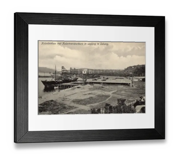 Framed Print : Coal transportation, Sabang, Sumatra, Indonesia Framed Print : Coal transportation, Sabang, Sumatra, Indonesia