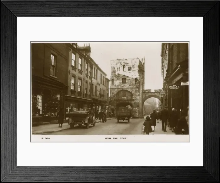 Framed Print : Monks Bar, York Framed Print : Monks Bar, York