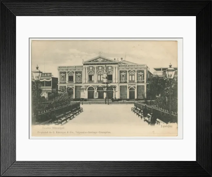 Framed Print : Municipal Theatre, Iquique, Tarapaca, Chile, South America Framed Print : Municipal Theatre, Iquique, Tarapaca, Chile, South America