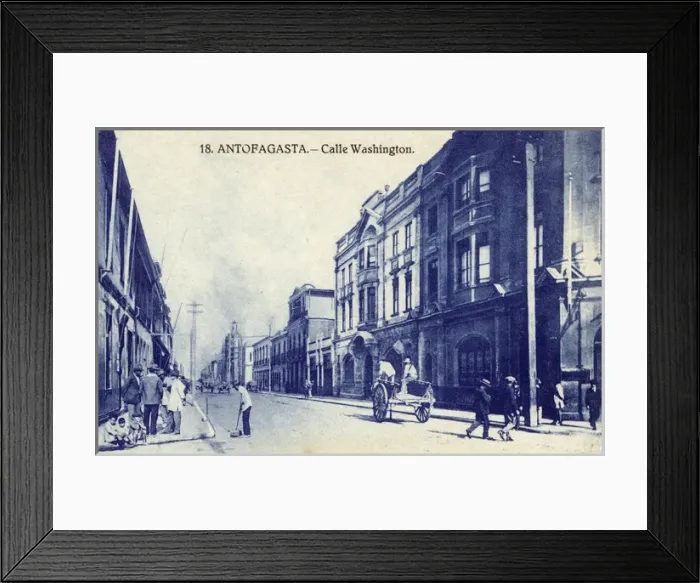 Framed Print : Washington Street, Antofagasta, Chile, South America Framed Print : Washington Street, Antofagasta, Chile, South America