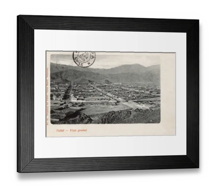 Framed Print : Aerial view of Taltal, Antofagasta, Chile, South America Framed Print : Aerial view of Taltal, Antofagasta, Chile, South America