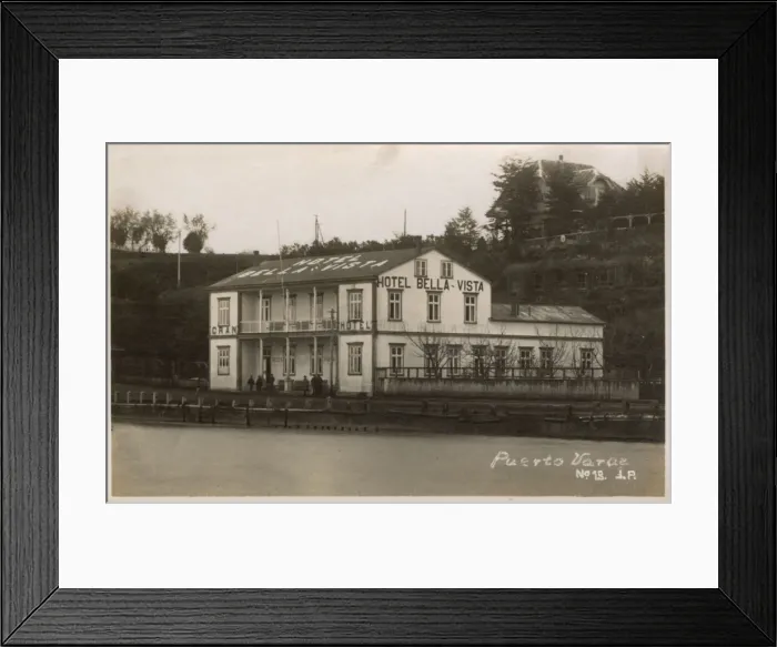 Framed Print : Hotel in Puerto Varas, Los Lagos, Chile, South America Framed Print : Hotel in Puerto Varas, Los Lagos, Chile, South America