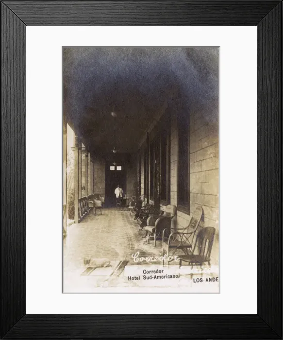 Framed Print : Hotel Sud Americano, Los Andes, Chile, South America Framed Print : Hotel Sud Americano, Los Andes, Chile, South America