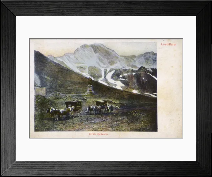 Framed Print : Christ the Redeemer of the Andes, South America Framed Print : Christ the Redeemer of the Andes, South America