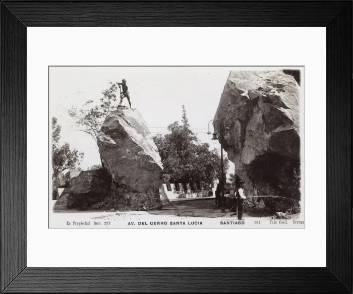 Framed Print : City Park, Santa Lucia Hill, Santiago, Chile, South America Framed Print : City Park, Santa Lucia Hill, Santiago, Chile, South America