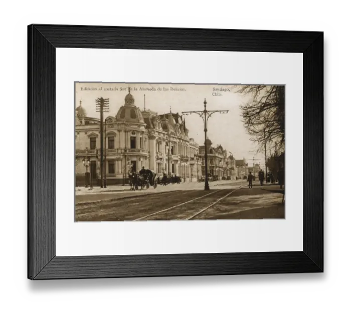 Framed Print : Alameda de las Delicias, Santiago, Chile, South America Framed Print : Alameda de las Delicias, Santiago, Chile, South America