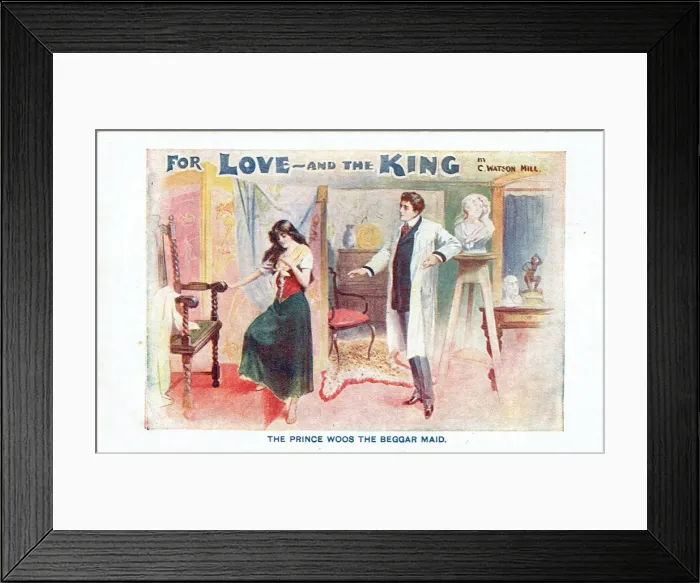 Framed Print : For Love - and the King by C Watson Mill Framed Print : For Love - and the King by C Watson Mill