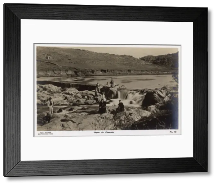 Framed Print : Dam on River Cosquin, Argentina, South America Framed Print : Dam on River Cosquin, Argentina, South America