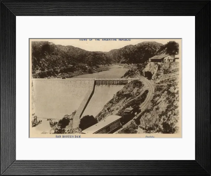 Framed Print : San Roque Dam, Argentina, South America Framed Print : San Roque Dam, Argentina, South America