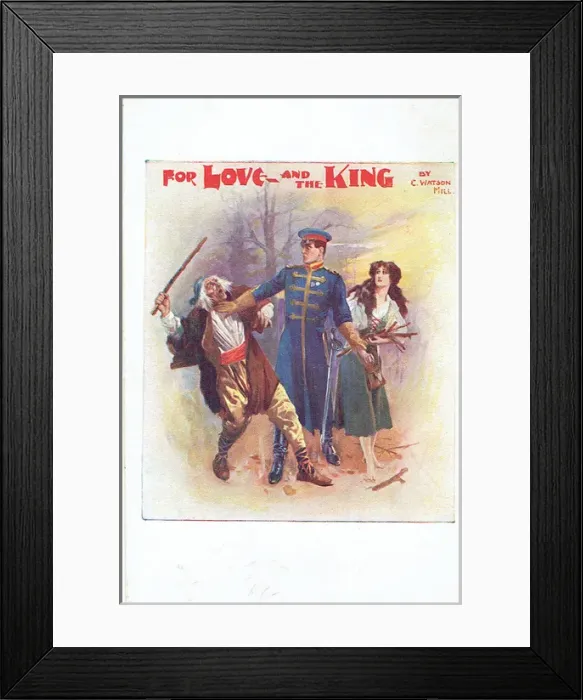 Framed Print : For Love - and the King by C Watson Mill Framed Print : For Love - and the King by C Watson Mill