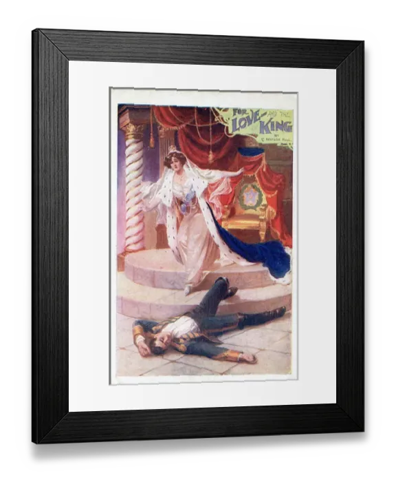 Framed Print : For Love - and the King by C Watson Mill Framed Print : For Love - and the King by C Watson Mill