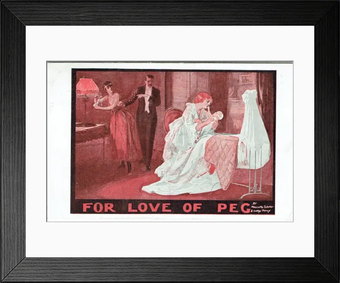 Framed Print : For the Love of Peg by H Schrier and C Lodge-Percy Framed Print : For the Love of Peg by H Schrier and C Lodge-Percy