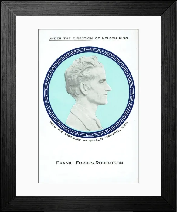 Framed Print : Frank Forbes-Robertson by Charles Pibworth Framed Print : Frank Forbes-Robertson by Charles Pibworth