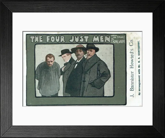 Framed Print : The Four Just Men Framed Print : The Four Just Men