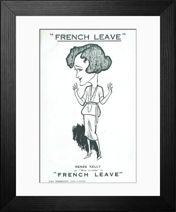Framed Print : French Leave by Reginald Berkeley Framed Print : French Leave by Reginald Berkeley
