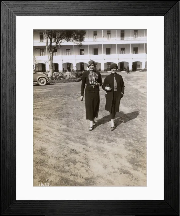 Framed Print : Two fashionable women, Argentina, South America Framed Print : Two fashionable women, Argentina, South America