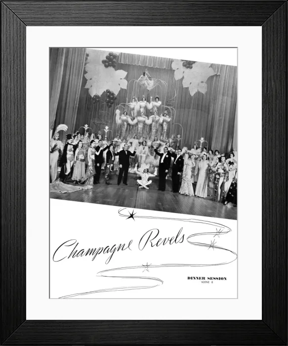 Framed Print : The Champagne Revels scene in Plaisirs de Paris, London Casi Framed Print : The Champagne Revels scene in Plaisirs de Paris, London Casi