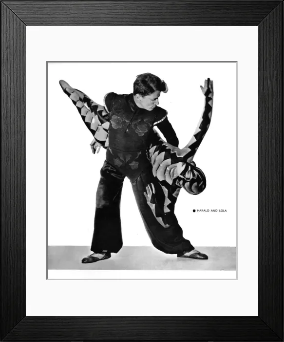 Framed Print : Harald and Lola from Montmartre a Minuit at the London Casin