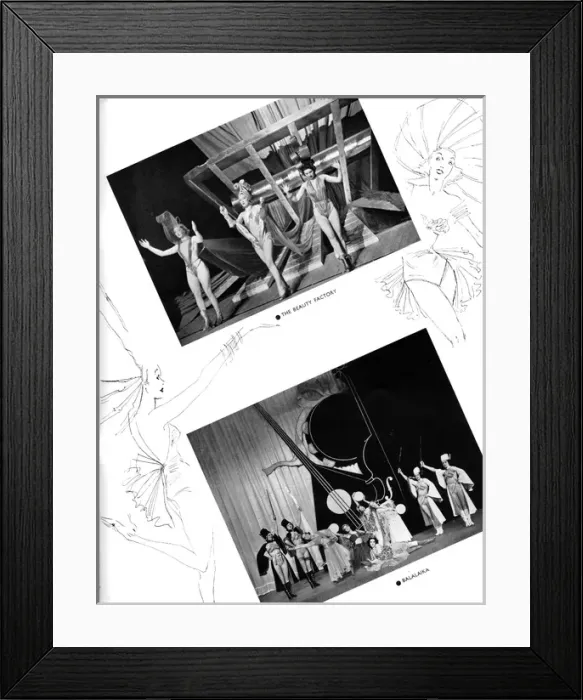 Framed Print : Two scenes from Paris Plaisirs and Montmartre a Minuit Framed Print : Two scenes from Paris Plaisirs and Montmartre a Minuit