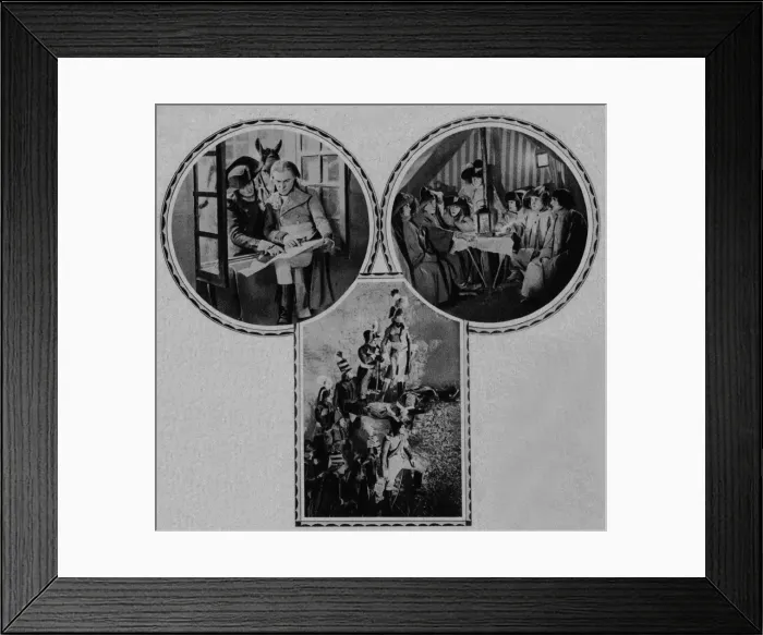 Framed Print : Scenes from Abel Glances French film Napoleon, 1926 Framed Print : Scenes from Abel Glances French film Napoleon, 1926