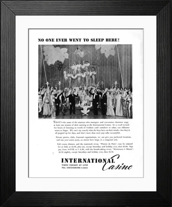 Framed Print : The Champagne Revels scene from the dinner show Plaisirs de Framed Print : The Champagne Revels scene from the dinner show Plaisirs de