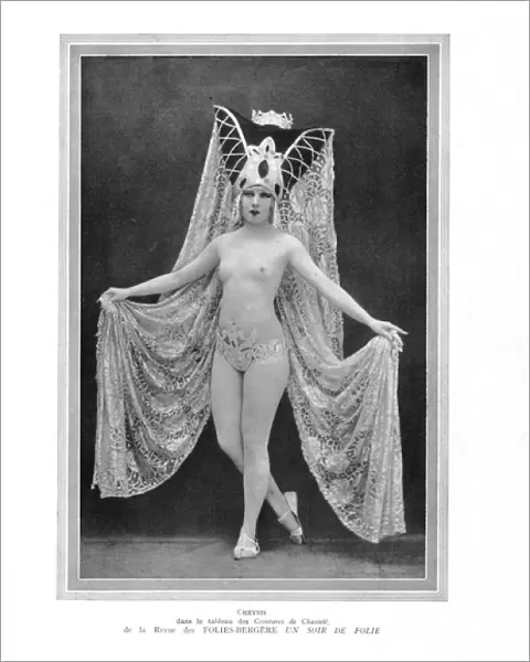 Chrysis in the revue Un Soir de Folie at the Folies Bergere